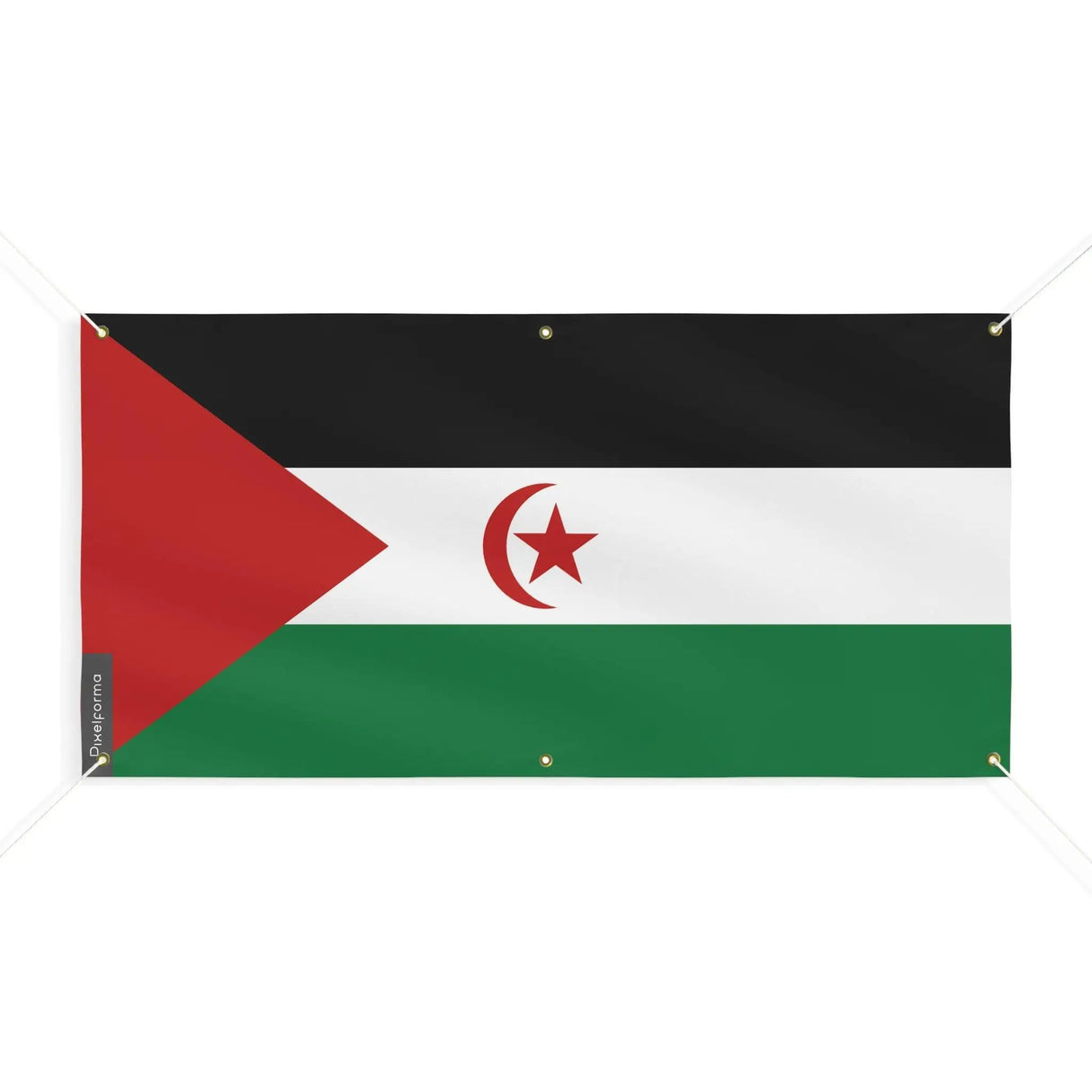 Drapeau république arabe sahraouie démocratique polyester résistant