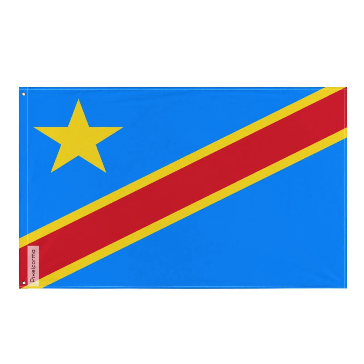Drapeau république démocratique congo polyester résistant