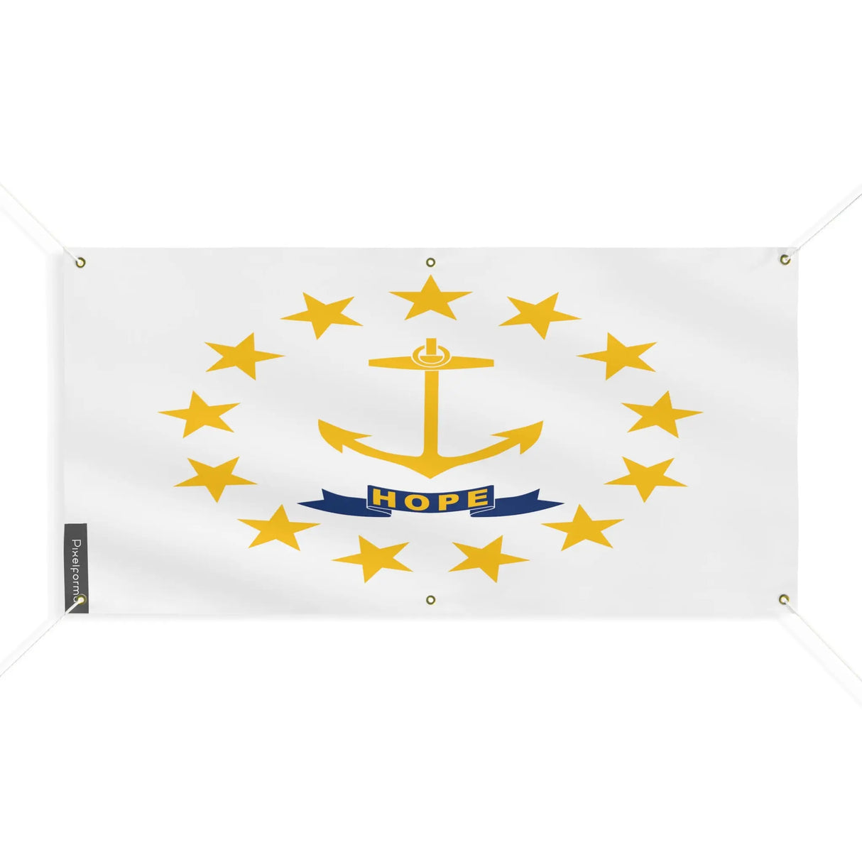 Drapeau rhode island polyester résistant aux intempéries
