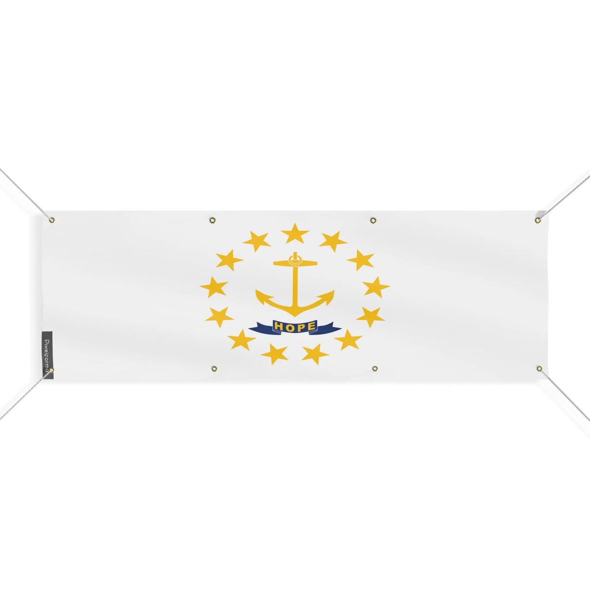 Drapeau rhode island polyester résistant aux intempéries