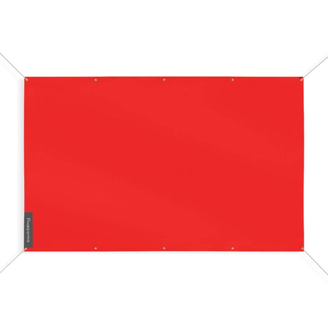Drapeau rouge france polyester résistant aux intempéries