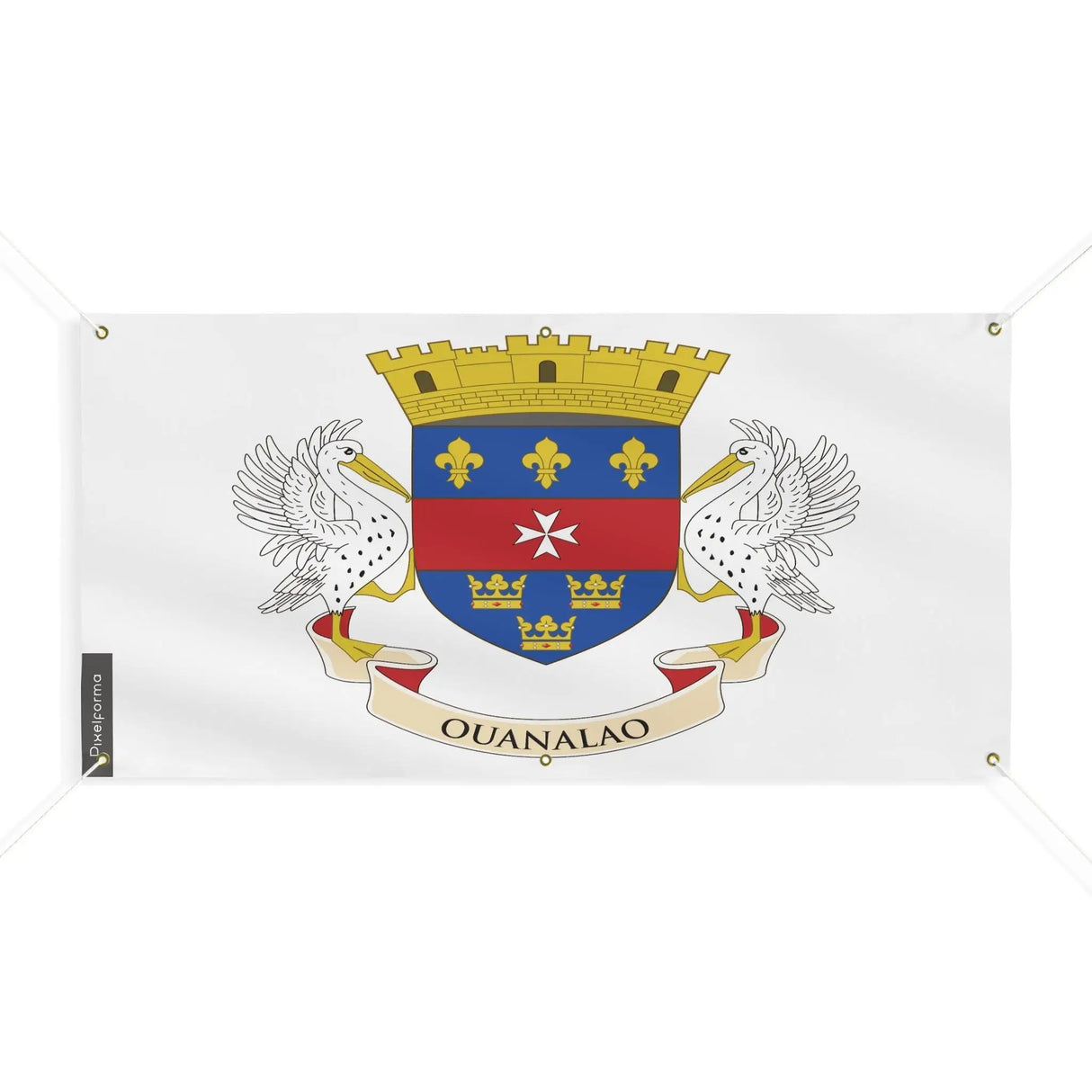 Drapeau saint-barthélemy polyester résistant aux intempéries