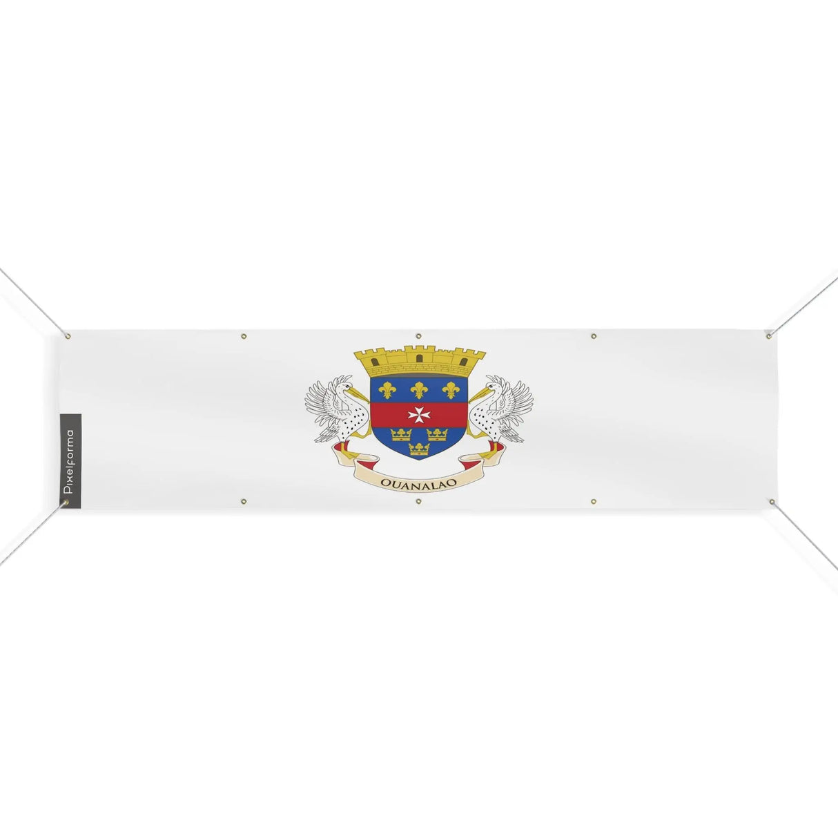 Drapeau saint-barthélemy polyester résistant aux intempéries