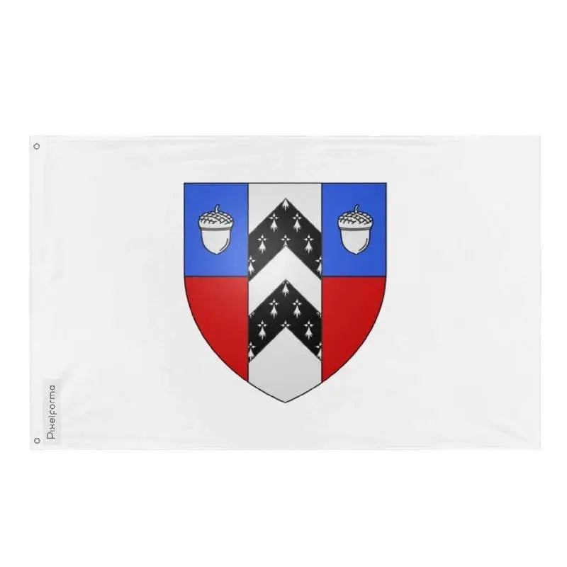 Drapeau saint-bruno-de-montarville polyester œillets à gauche