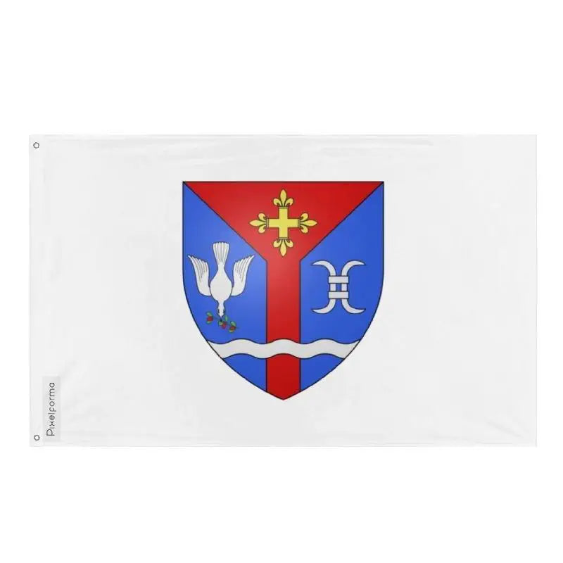 Drapeau saint-raymond polyester résistant œillets à gauche