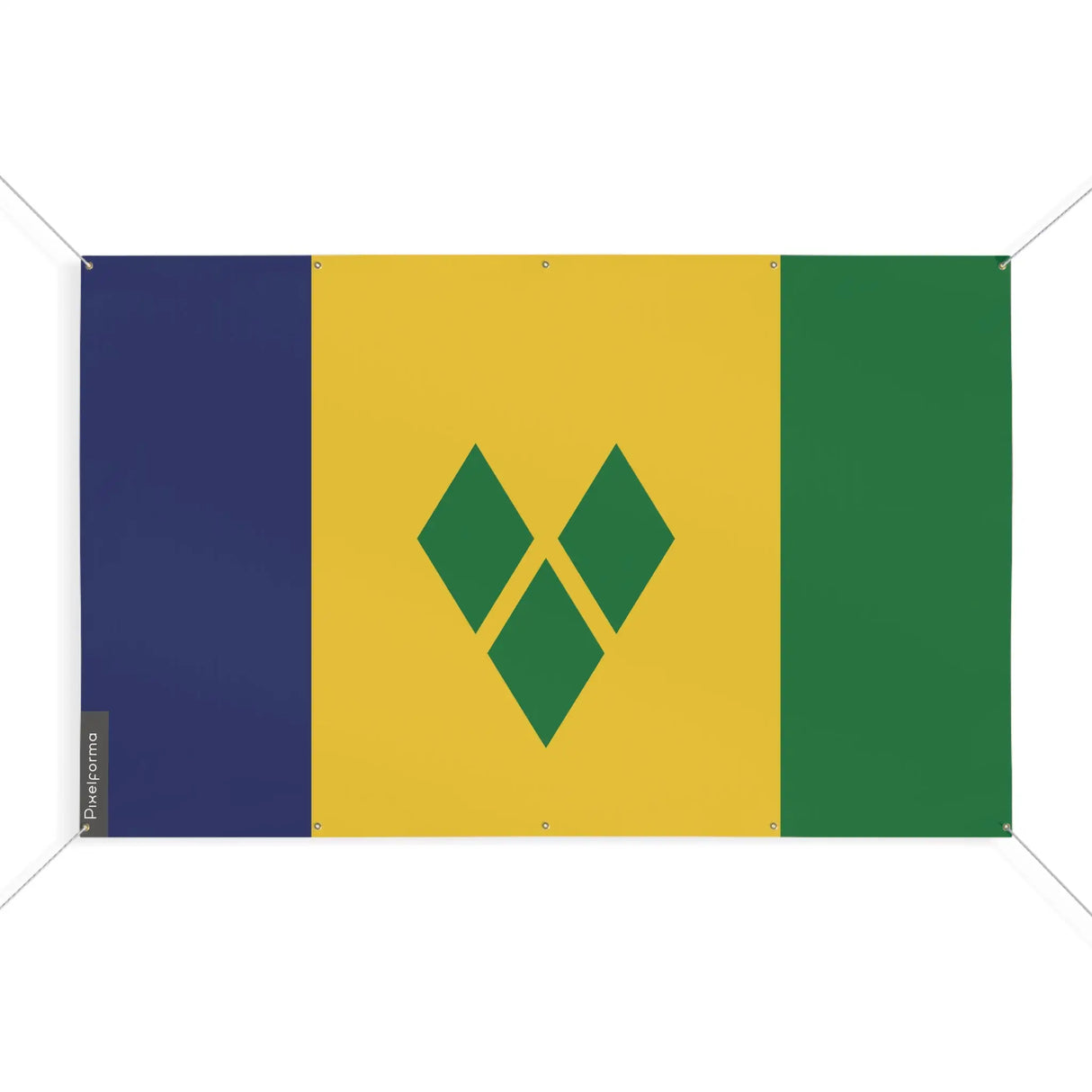 Drapeau saint-vincent-et-les-grenadines polyester résistant