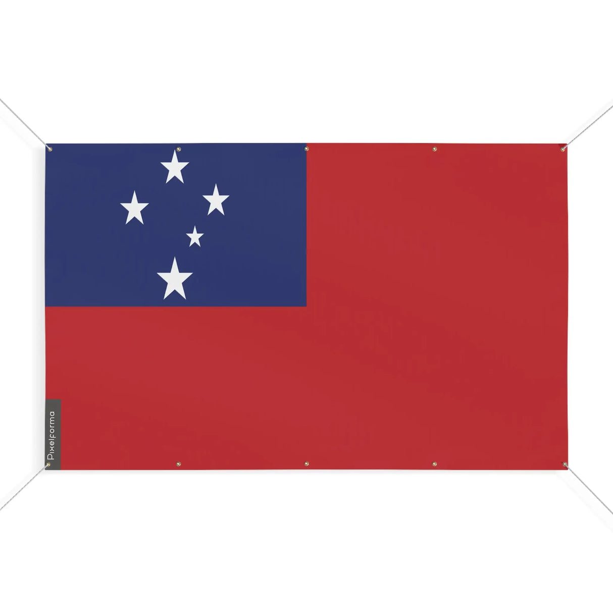 Drapeau samoa polyester résistant avec œillets renforcés