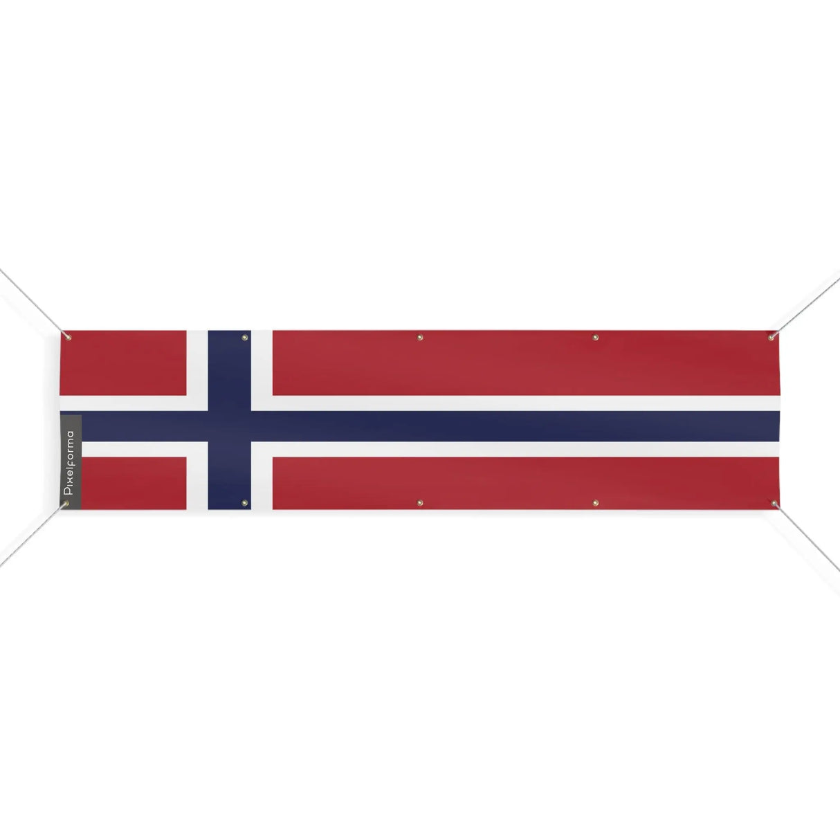 Drapeau svalbard jan mayen polyester résistant intempéries