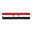 Drapeau syrie polyester résistant avec œillets solidité