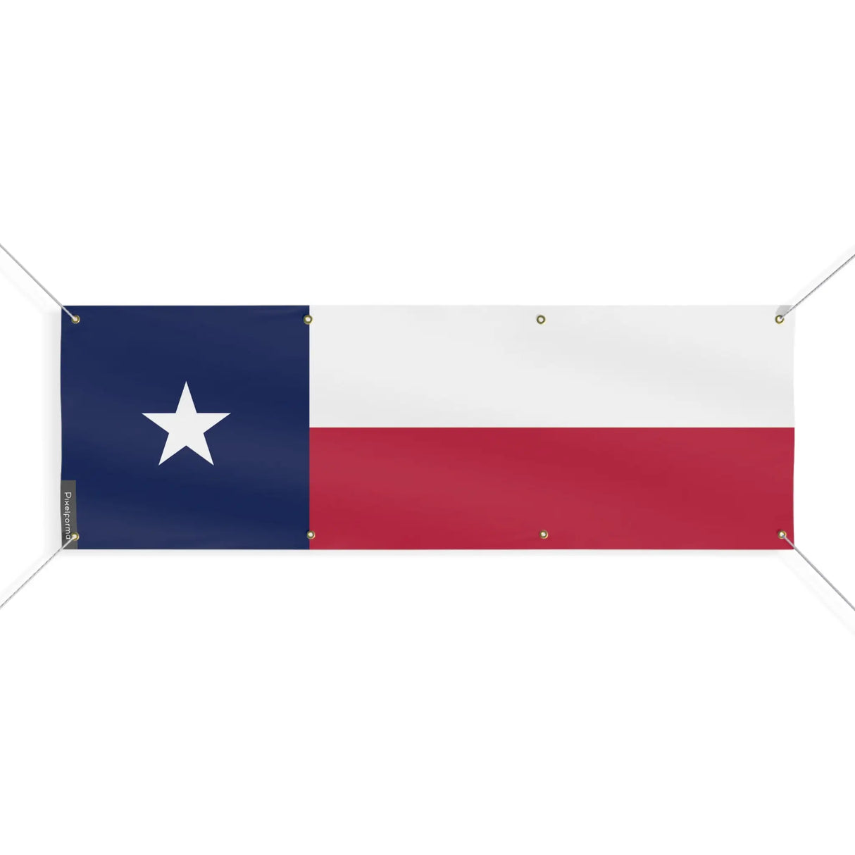 Drapeau texas en polyester résistant aux intempéries