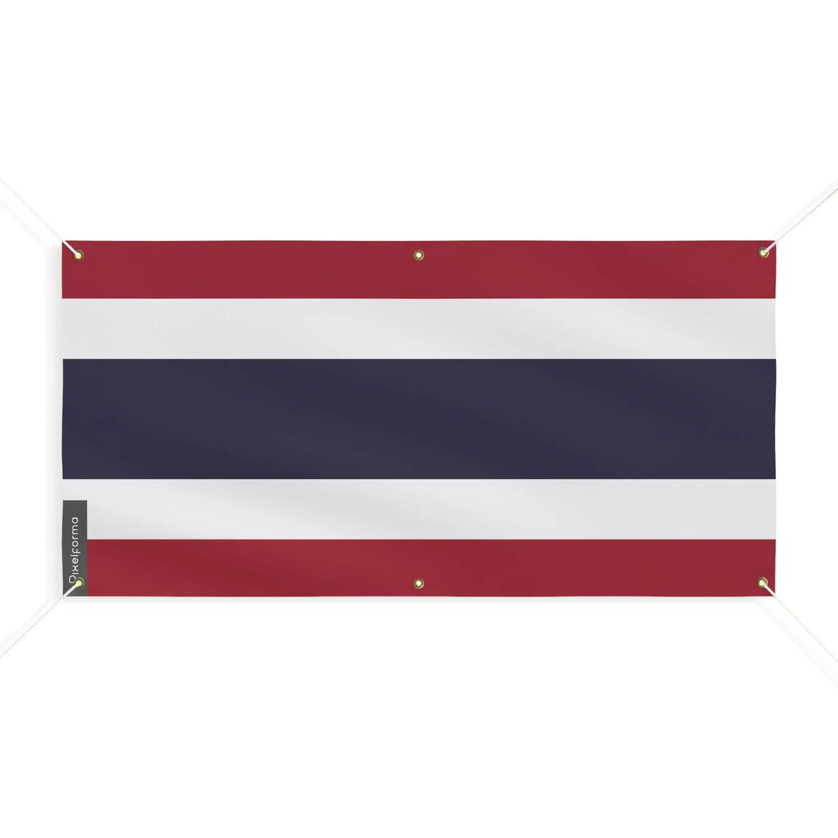 Drapeau thaïlande polyester résistant aux intempéries