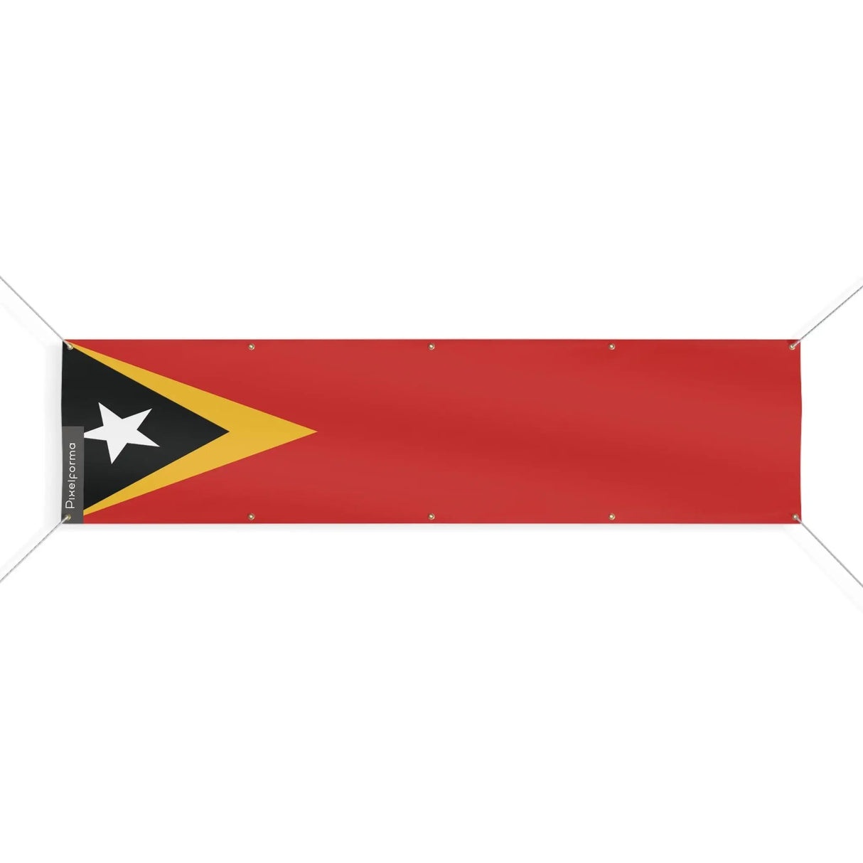 Drapeau timor oriental polyester résistant aux intempéries