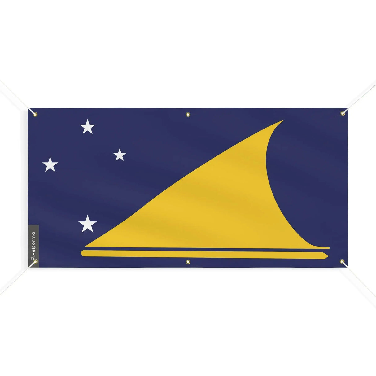 Drapeau tokelau polyester résistant usage extérieur durable