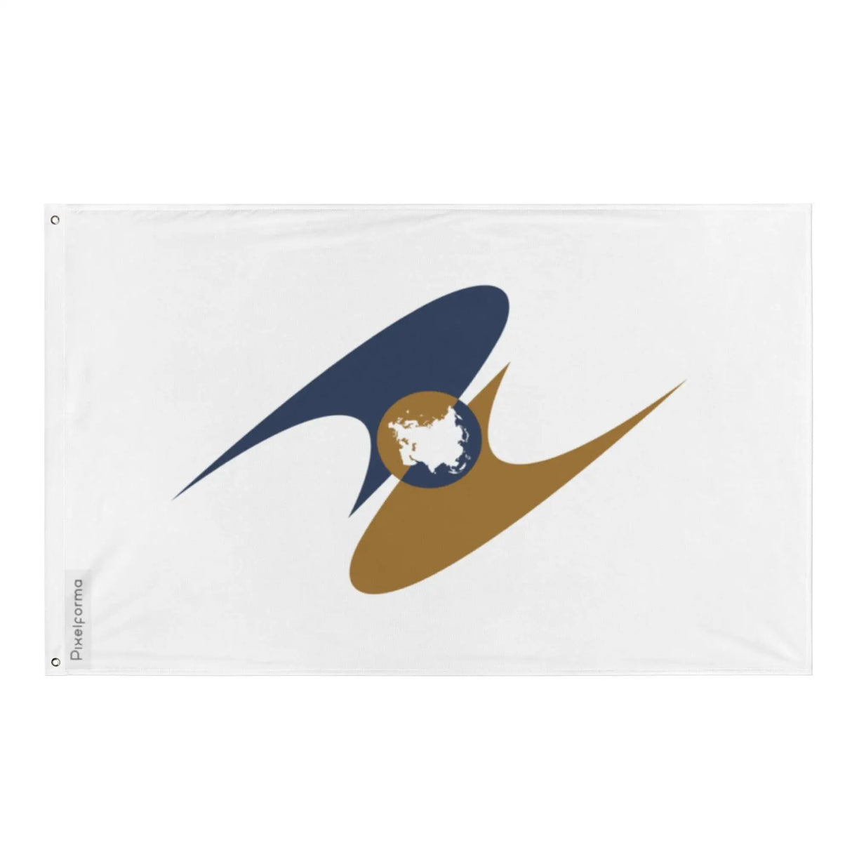 Drapeau union économique eurasiatique polyester résistant