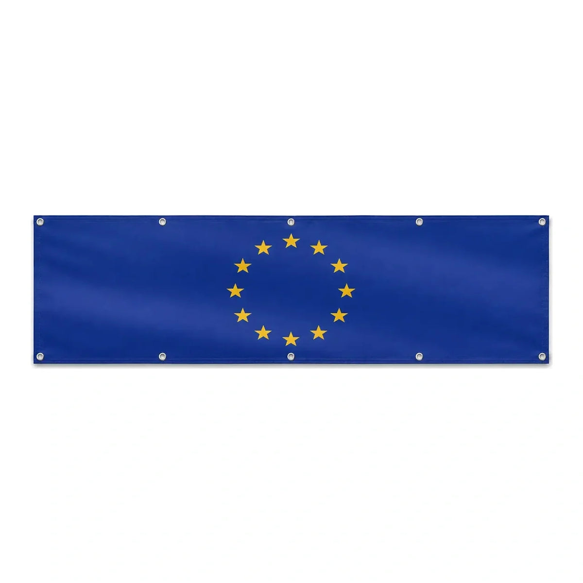 Drapeau de l'Union européenne grand format XL en polyester avec dix œillets