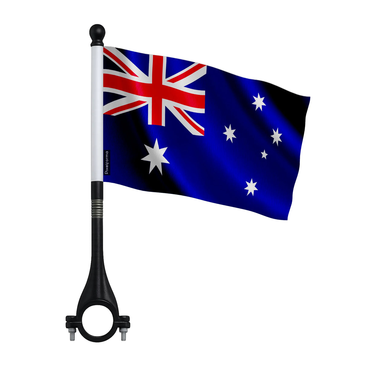 Drapeau vélo australie polyester pour visibilité optimale