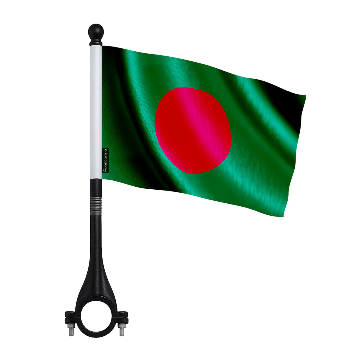 Drapeau vélo bangladesh en polyester pour usage cycliste