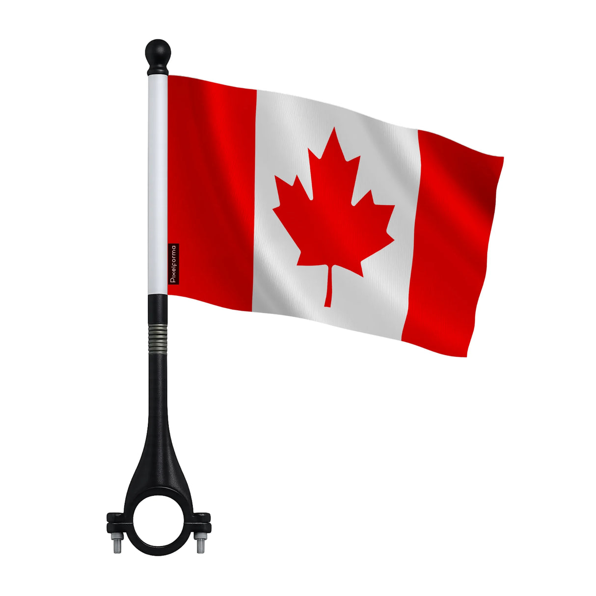 Drapeau vélo canada en polyester pour visibilité optimale