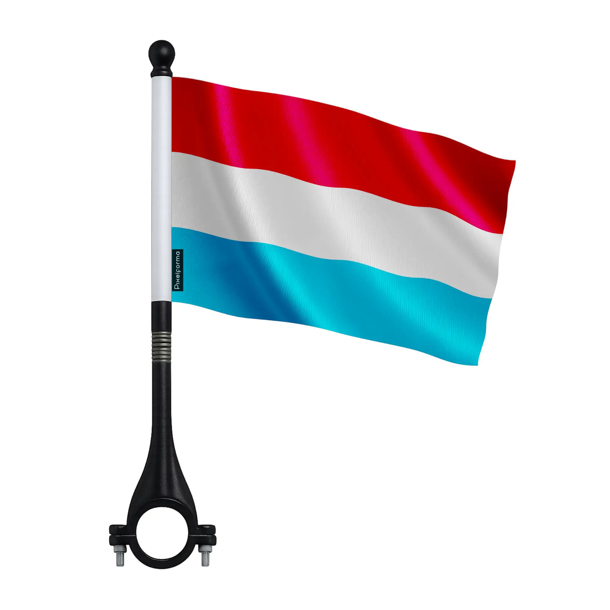 Drapeau vélo luxembourg en polyester pour cycliste