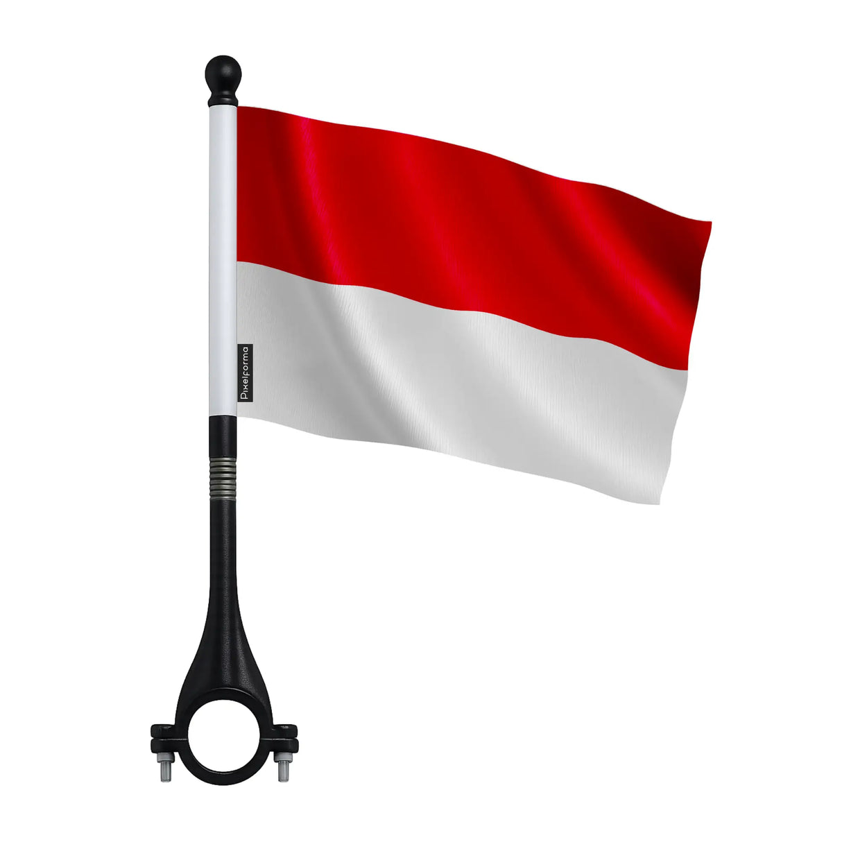 Drapeau vélo monaco en polyester léger et résistant