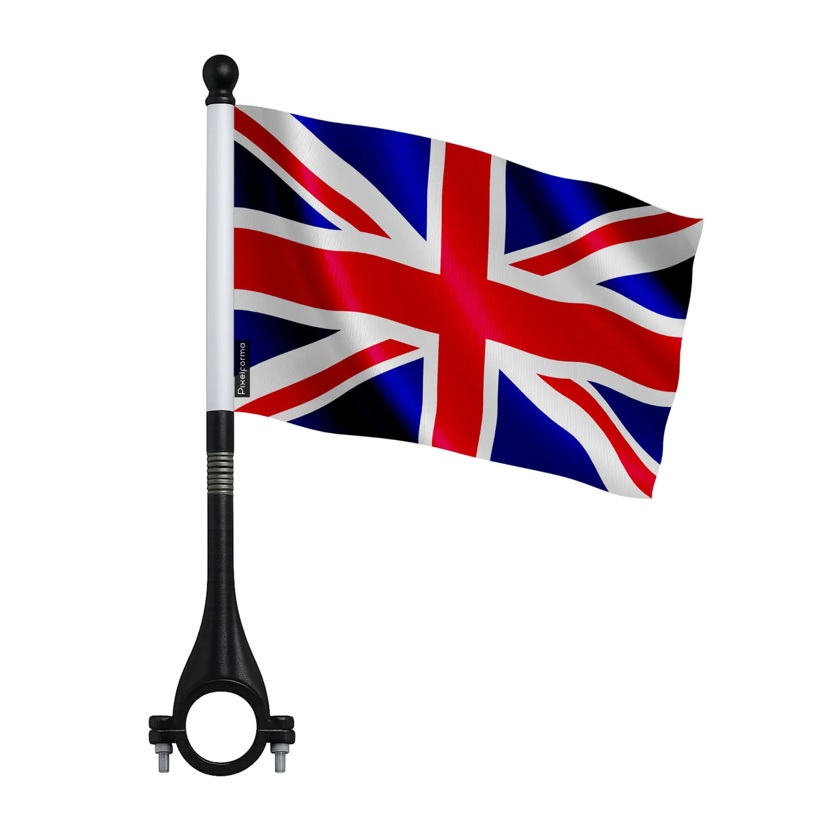 Drapeau vélo royaume-uni en polyester pour vélo anglais