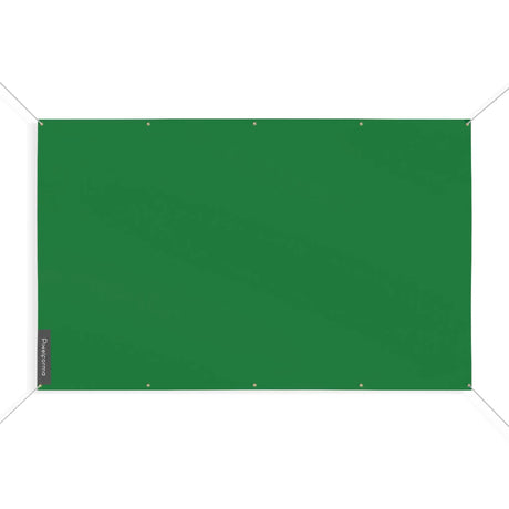 Drapeau vert foncé france en polyester résistant intempéries