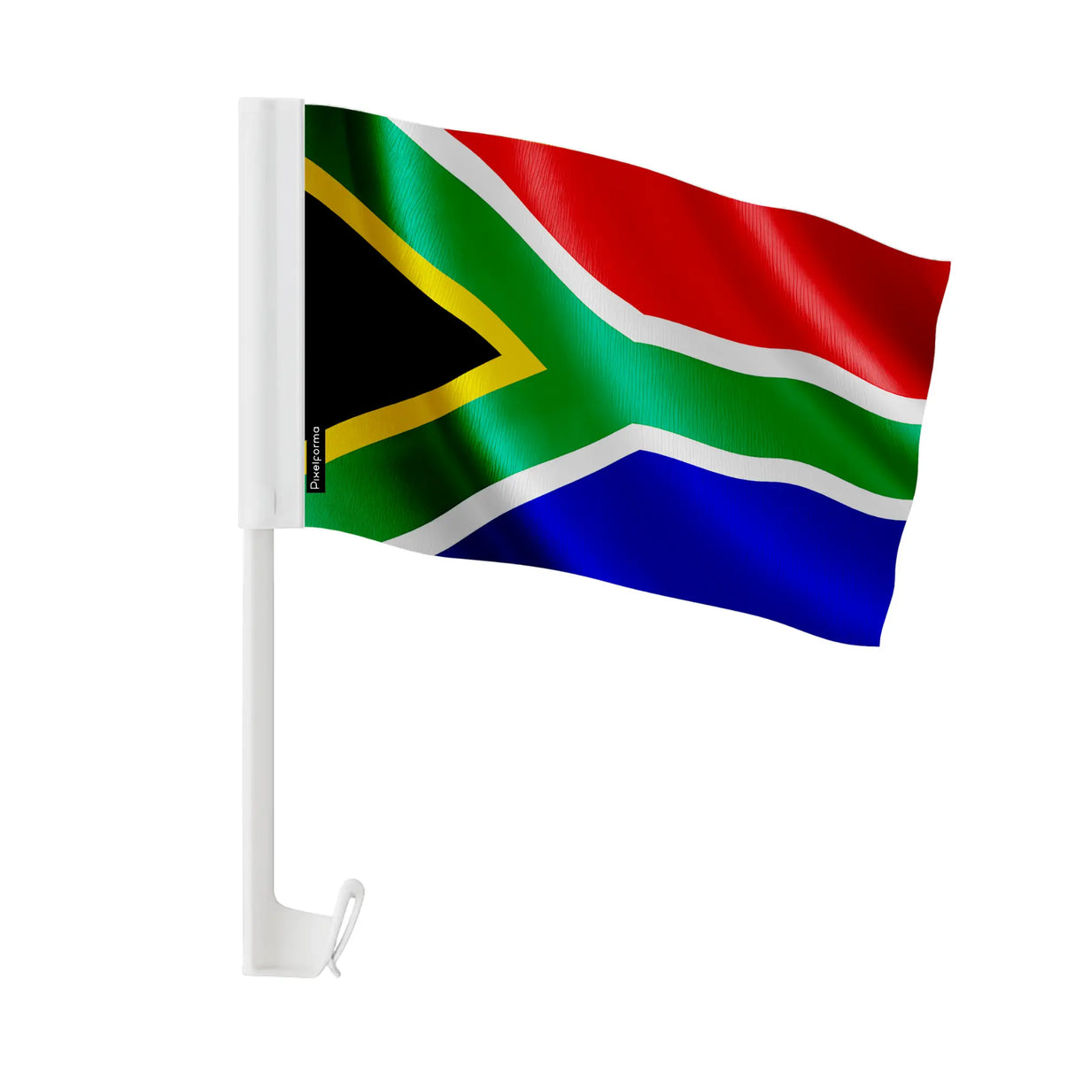 Drapeau voiture afrique du sud polyester fixation fenêtre