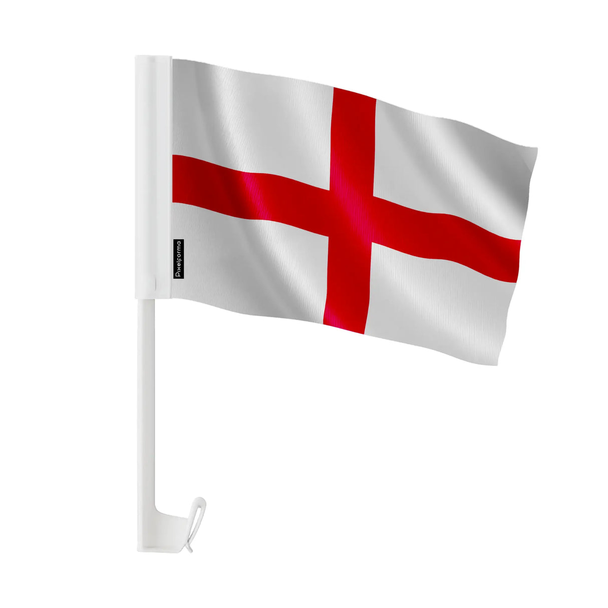 Drapeau voiture angleterre polyester fixation fenêtre