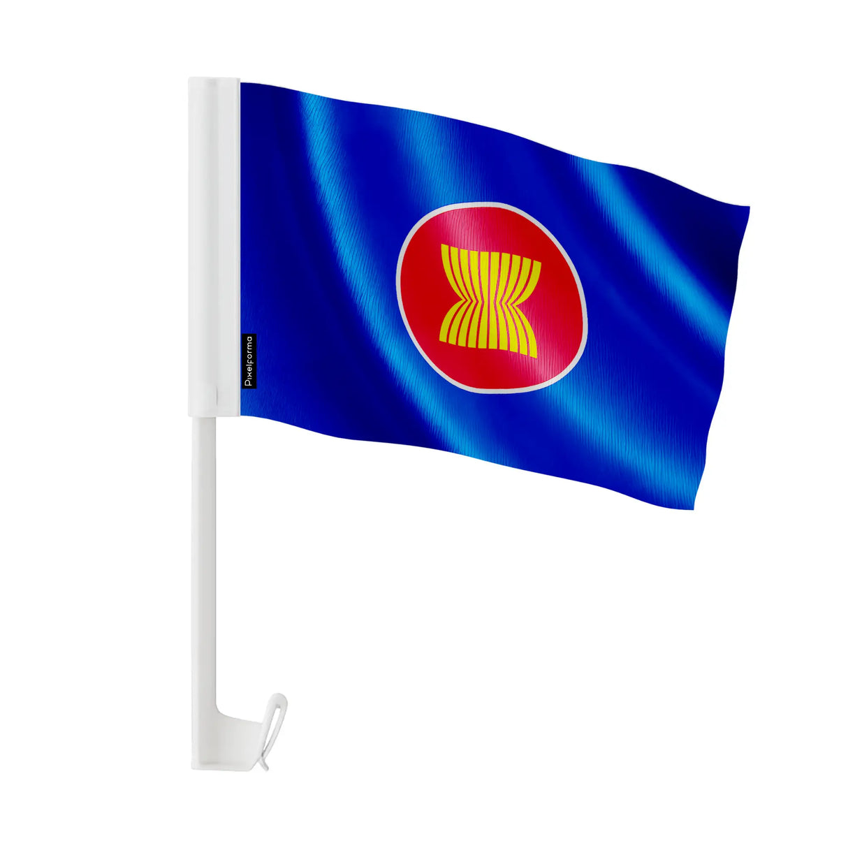 Drapeau voiture association des nations asie du sud-est polyester