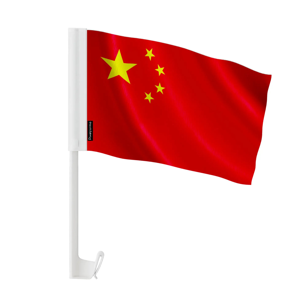 Drapeau voiture chine polyester fixation fenêtre résistante