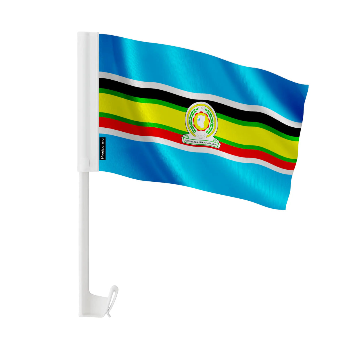 Drapeau voiture communauté d’afrique de l’est polyester fenêtre