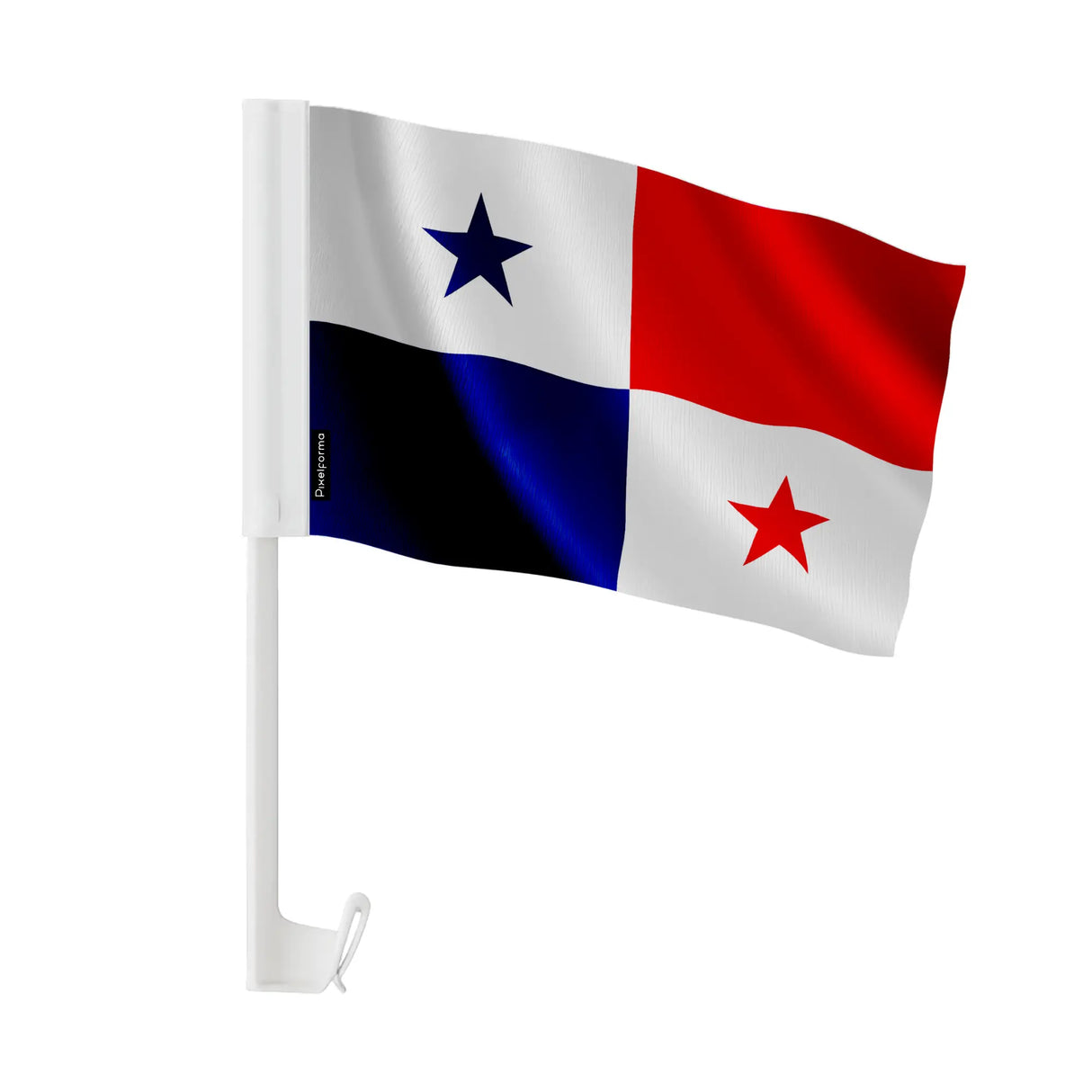 Drapeau voiture panama polyester fixation pour fenêtre