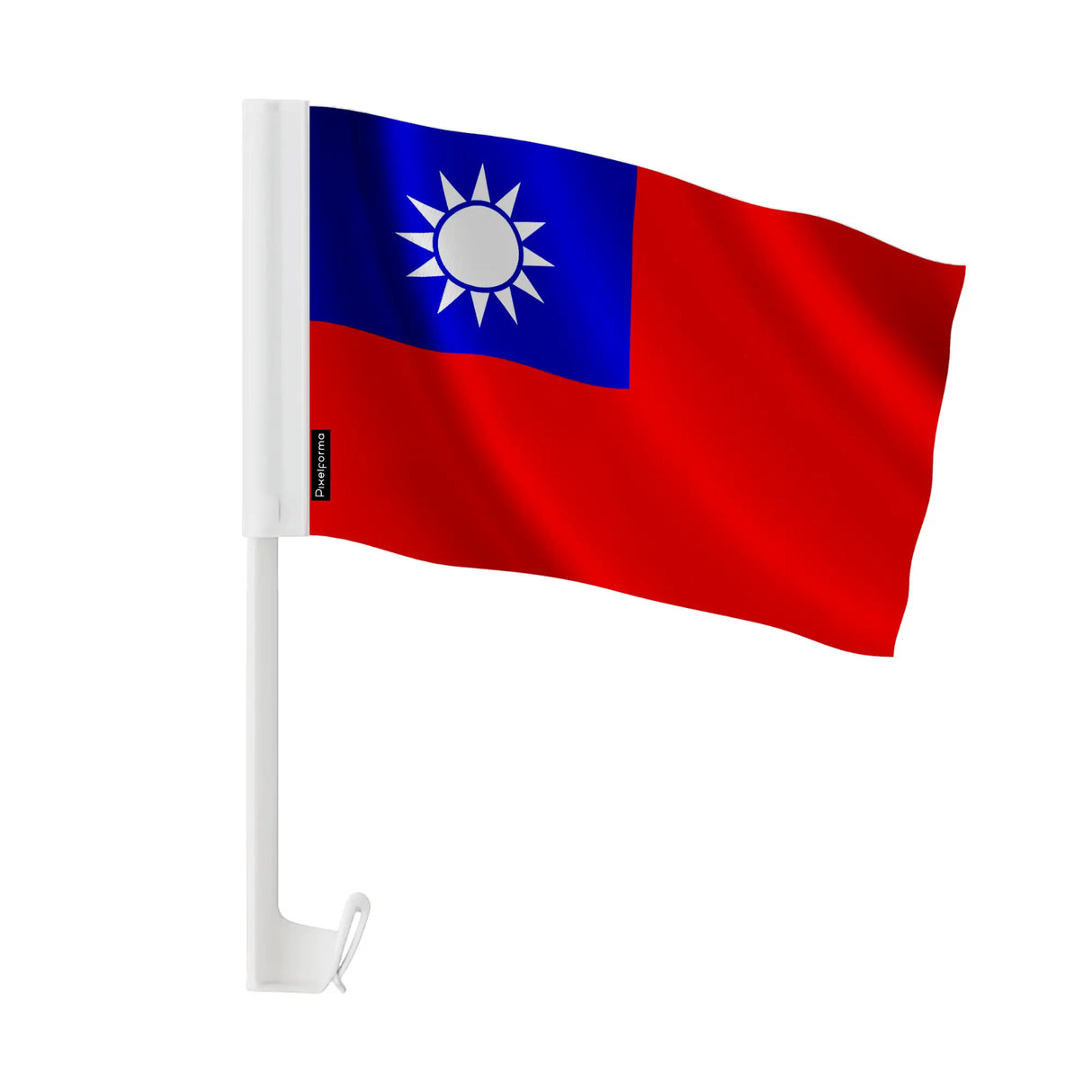 Drapeau voiture taïwan polyester résistant aux intempéries