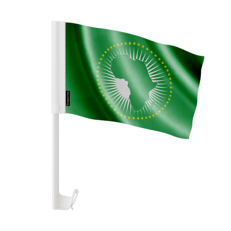 Drapeau voiture union africaine polyester fixation fenêtre