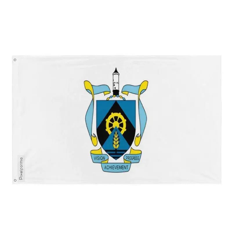 Drapeau weyburn polyester résistant avec œillets à gauche