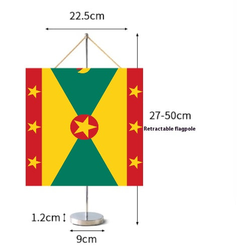 Fanion Table Drapeau Grenade en Polyester