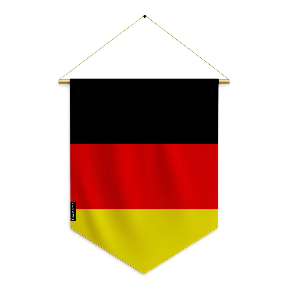 Fanion allemagne polyester à suspendre résistance aux usages