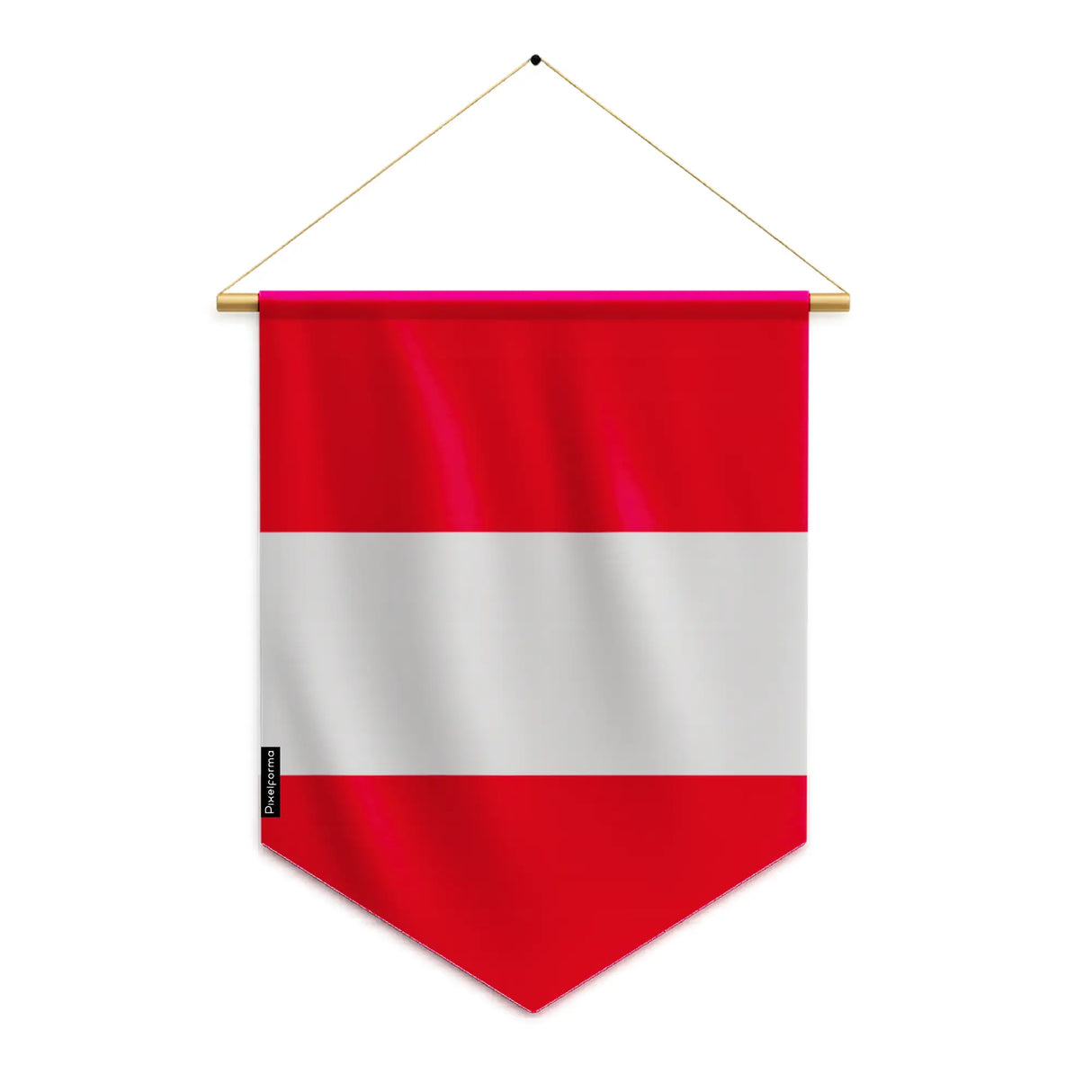 Fanion autriche polyester suspendre résistance usages répétés