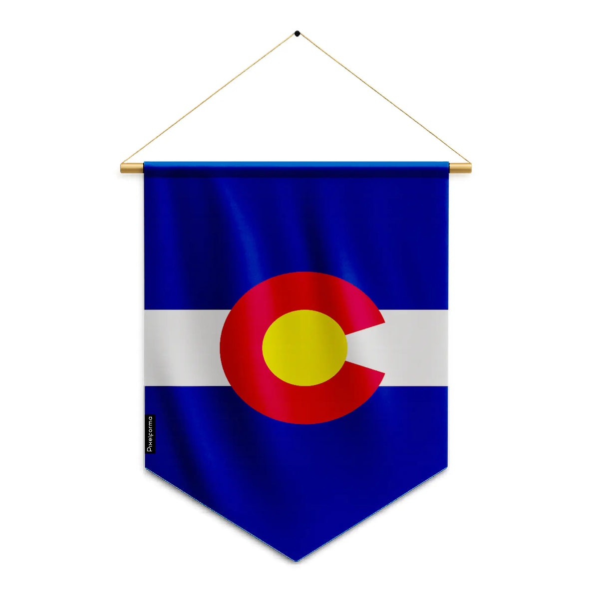 Fanion drapeau colorado polyester à suspendre décoration