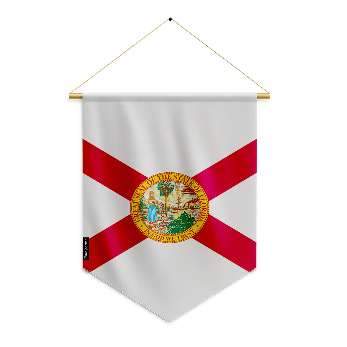 Fanion drapeau floride en polyester à suspendre