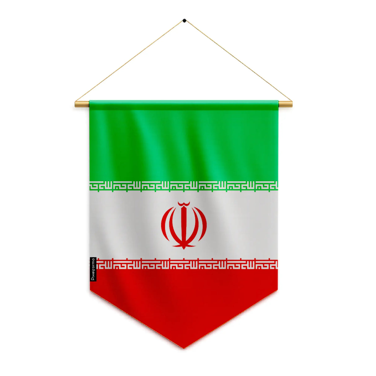 Fanion drapeau iran polyester suspendre haute résistance