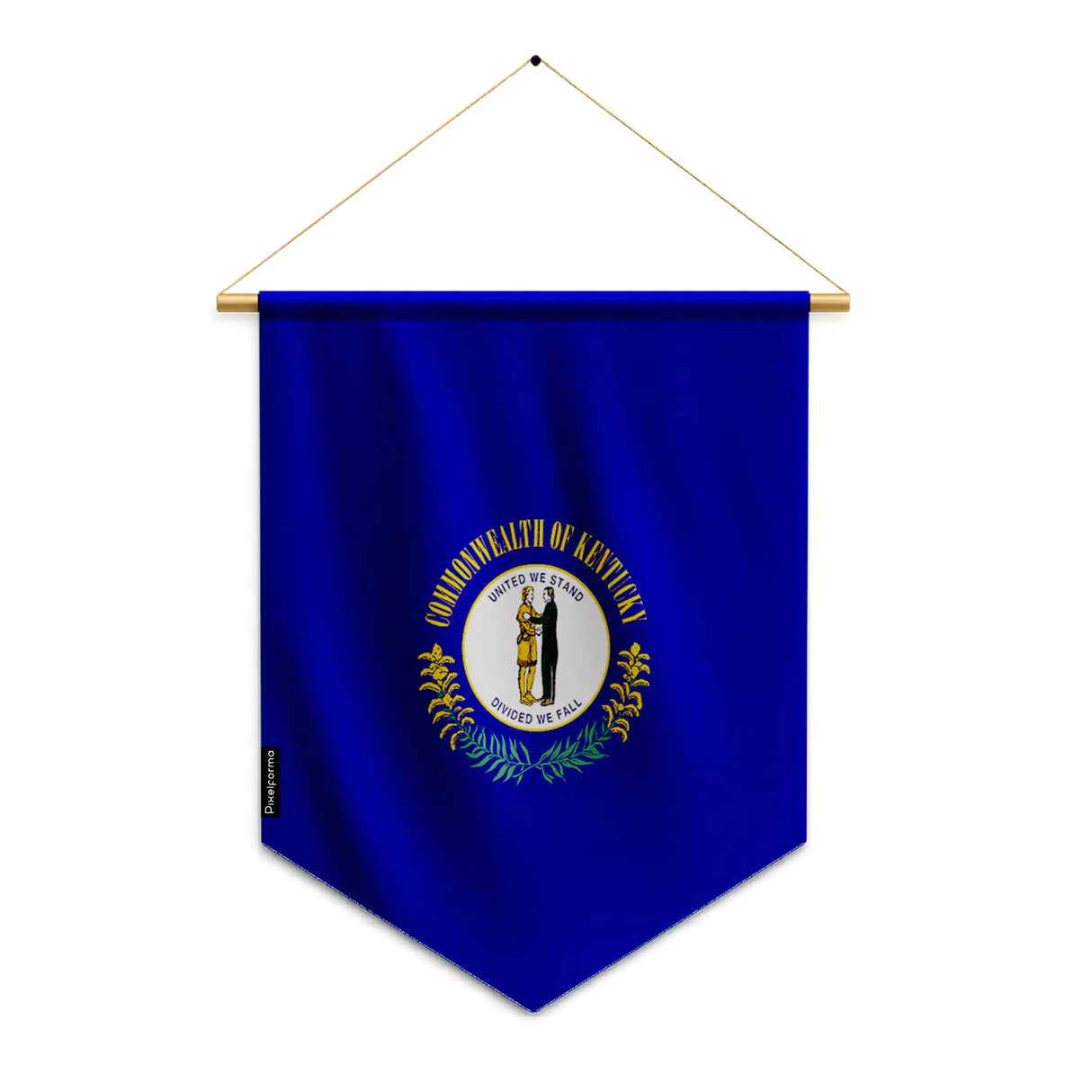 Fanion drapeau kentucky en polyester à suspendre résistant