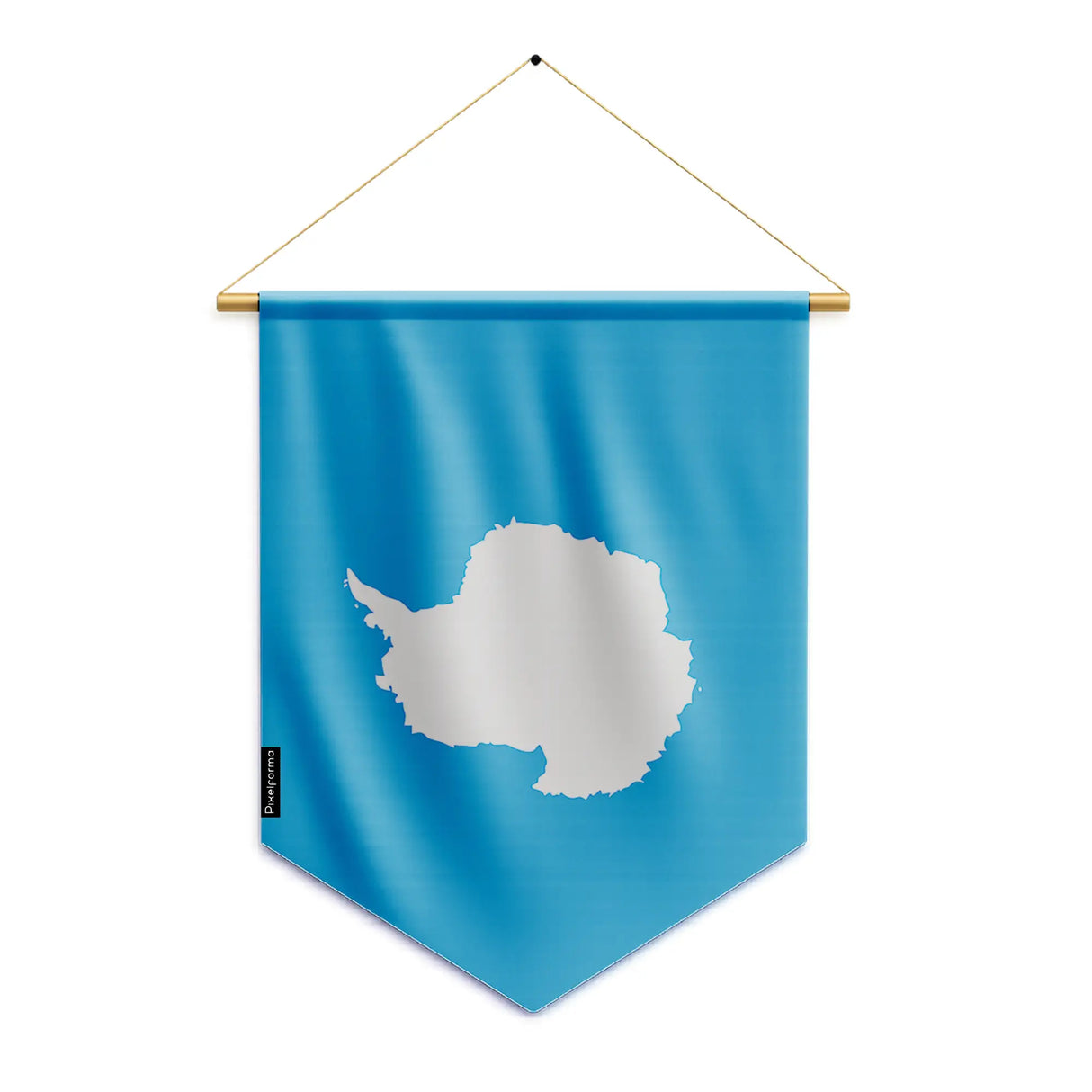 Fanion drapeau l’antarctique polyester à suspendre durable