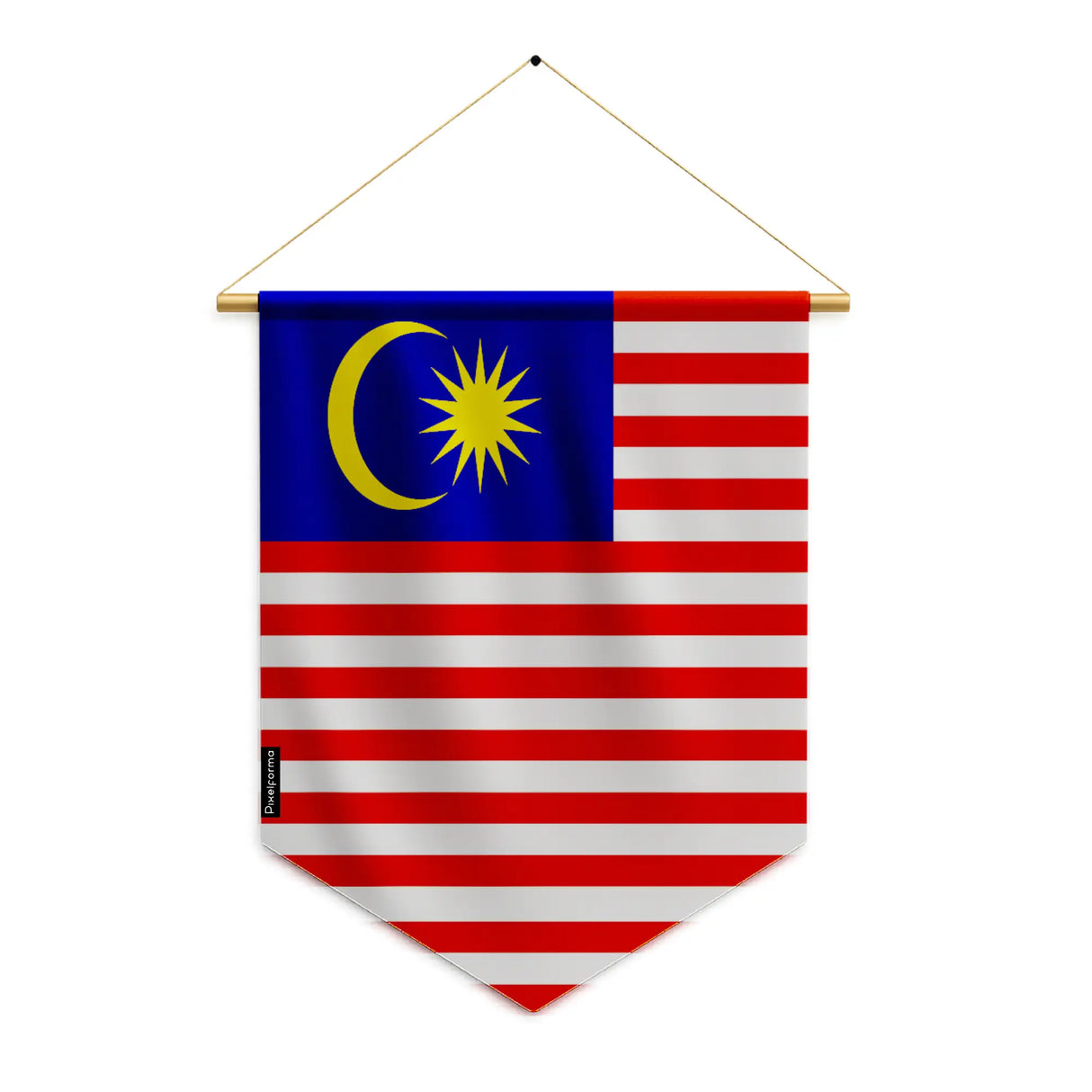 Fanion drapeau malaisie polyester suspendre qualité supérieure
