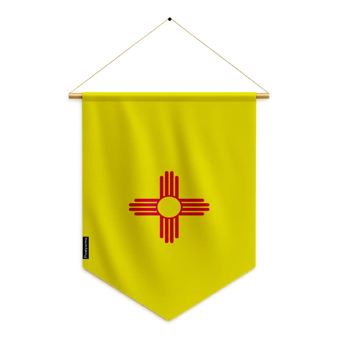 Fanion drapeau nouveau-mexique polyester à suspendre