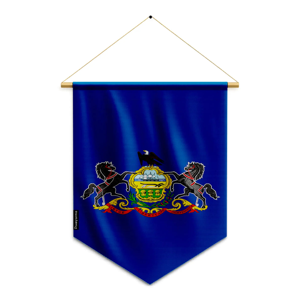 Fanion drapeau pennsylvanie polyester à suspendre déco