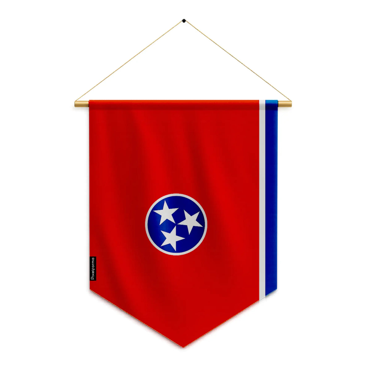 Fanion drapeau tennessee polyester à suspendre robuste