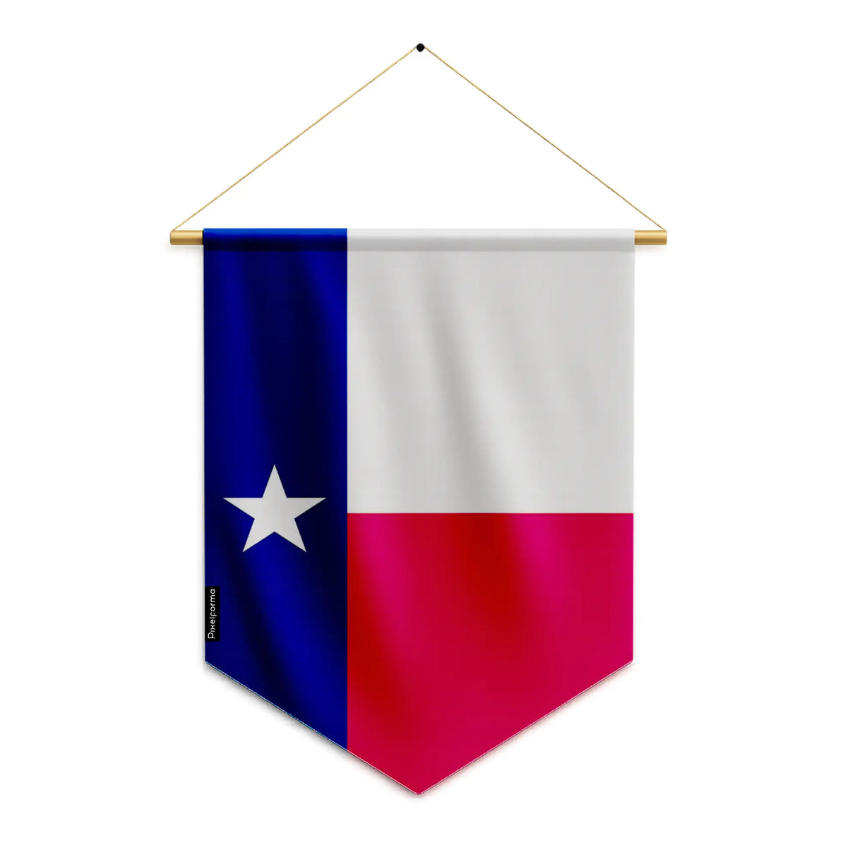 Fanion drapeau texas polyester à suspendre pour décoration