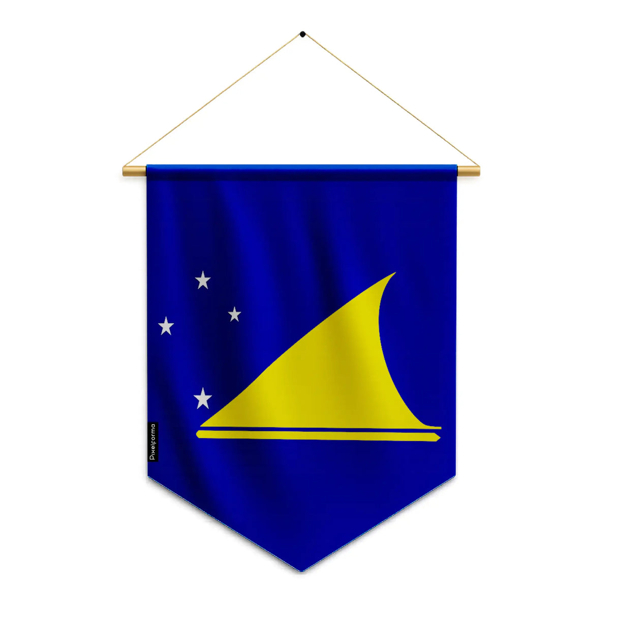 Fanion drapeau tokelau polyester à suspendre résistant