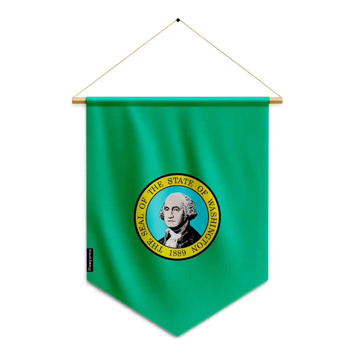 Fanion drapeau washington polyester à suspendre décoratif